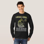 Libra女の子もっと考え知ってMore話 Notice Y Tシャツ (正面フル)