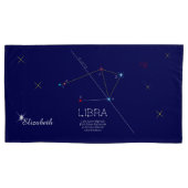 LIBRA星座ユニーク、印象的 枕カバー (正面)
