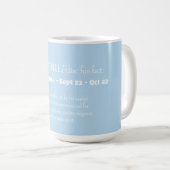 LIBRA(てんびん座)の性格特徴 コーヒーマグカップ (正面右)