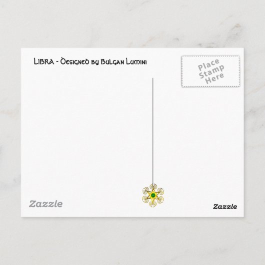 LIBRA、はがき ポストカード (裏面)