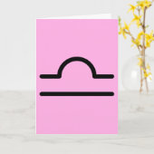 Libra カード (黄色い花)