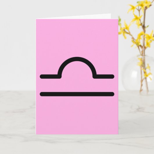 Libra カード (黄色い花)