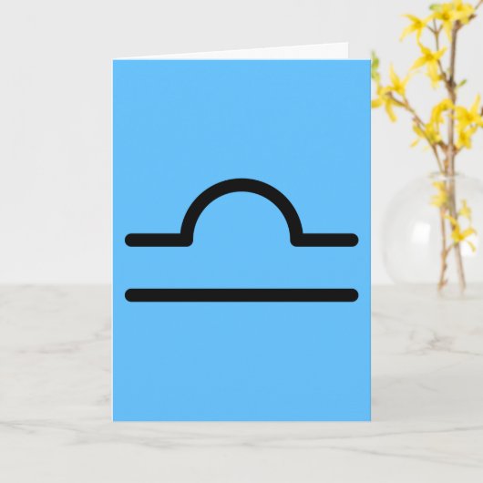 Libra カード (黄色い花)