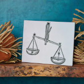 Libra (ザはかりで測) 'Poetiからのイラストレーション フォトプラーク (側面)