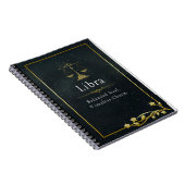 Libra〔占星術の〕十二宮図ギフト – Astrology Journal for Libra ノートブック (右側)