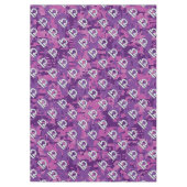 Libra〔占星術の〕十二宮図サインオンピンクデジタル迷彩柄 テーブルクロス (正面)