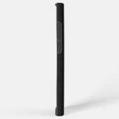 Libra〔占星術の〕十二宮図サインオンブラックスネークスキンデコール Samsung Galaxyケース (右側面)