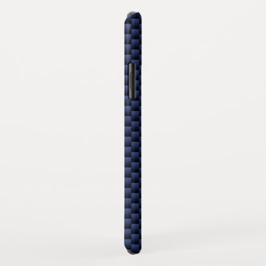 Libra〔占星術の〕十二宮図サインオンブルーカーボンファイバースタイル Case-Mate iPhoneケース (裏面/右)