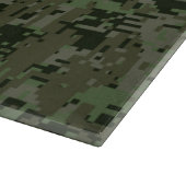 Libra〔占星術の〕十二宮図シンボルGreen Digital Camouflage カッティングボード (角)