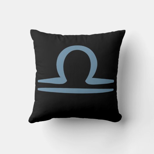 LIBRA〔占星術の〕十二宮図9月10月誕生日占星術 クッション (裏面)