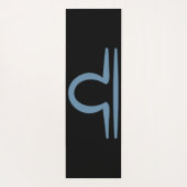 LIBRA〔占星術の〕十二宮図9月10月誕生日占星術 ヨガマット (裏面)