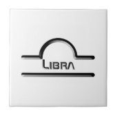 LIBRA、〔占星術の〕十二宮図・サインの抽象デザイン、 タイル (正面)