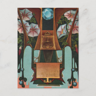 Libra -〔占星術の〕十二宮図 ポストカード