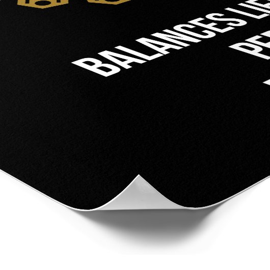 Libra -占星術、おもしろい〔占星術の〕十二宮図・サイン・ユーモア ポスター (角)