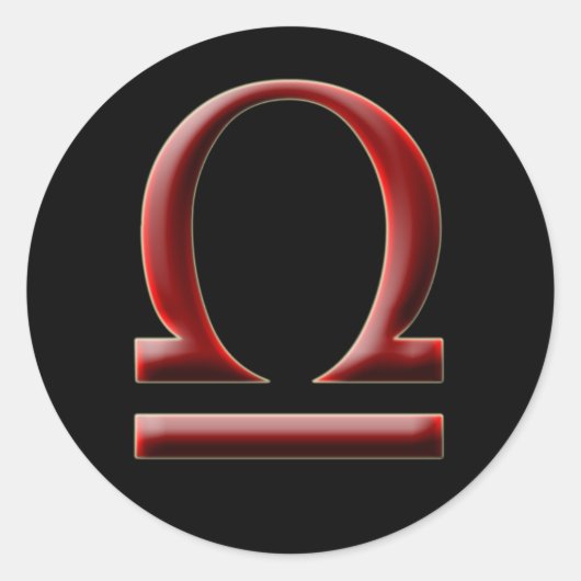 Libra #2ステッカー ラウンドシール (正面)