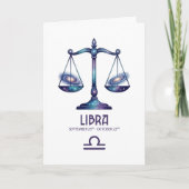 Libra Birthday Card シーズンカード (正面)