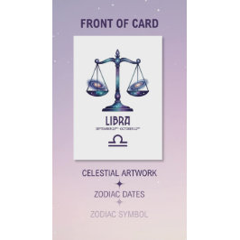 Libra Birthday Card シーズンカード