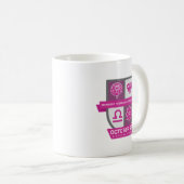 Libra Birthday Crest™ for October 1-23 Mug コーヒーマグカップ (正面右)