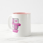 Libra Birthday Crest™ for October 1-23 Mug ツートーンマグカップ (正面左)