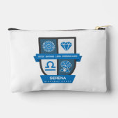 Libra Birthday Crest™ for September 23-30 アクセサリーポーチ (裏面)