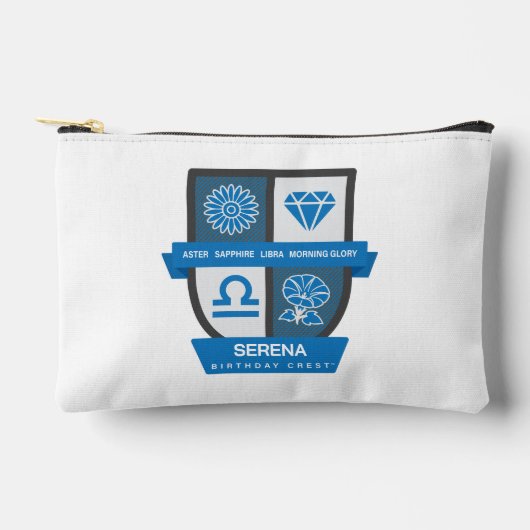Libra Birthday Crest™ for September 23-30 アクセサリーポーチ (正面)