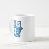 Libra Birthday Crest™ for September 23-30 Mug コーヒーマグカップ (正面左)