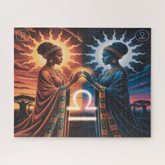 Libra Celestial Sisters Jigsaw Puzzle ジグソーパズル (横)