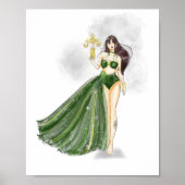 Libra Constellation Artwork, Cosmic Zodiac, ポスター (正面)