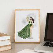 Libra Constellation Artwork, Cosmic Zodiac, ポスター