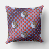 Libra & Earth TIger Throw Pillow クッション (裏面)