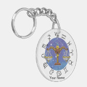 Libra -Gemin ZodiacAcrylic Keychain キーホルダー (正面左)