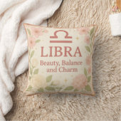 Libra Gift Pillow – Beauty, Balance & Charm Astrol クッション (ブランケット)