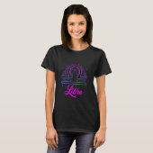 Libra Girls Women Bday Astrology September October Tシャツ (正面フル)