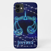 Libra in Dark Blue II Case-Mate iPhoneケース (裏面)