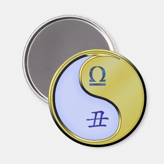 Libra & Metal Ox マグネット (正面/裏面)