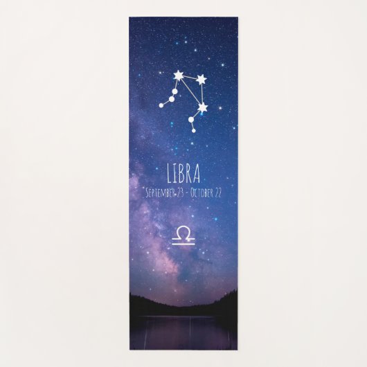 Libra | Personalized Zodiac Astrology ヨガマット (正面)