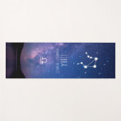 Libra | Personalized Zodiac Astrology ヨガマット (正面(横))