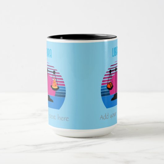 Libra PizzaとTaco Mug マグカップ (中央)