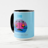 Libra PizzaとTaco Mug マグカップ (正面左)