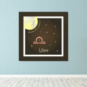 Libra September 24 to October 23 Leinwand キャンバスプリント (インサイチュ (ウッドフロア))