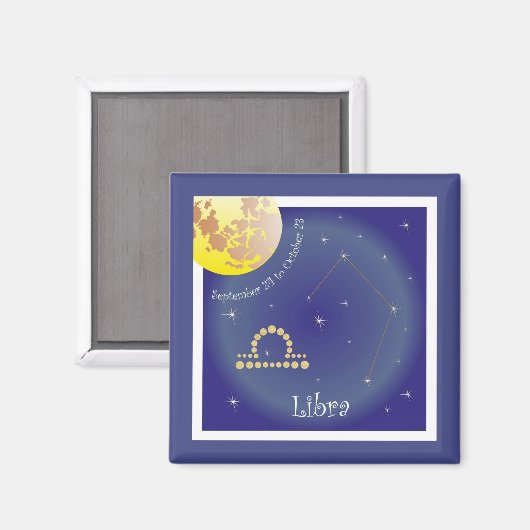 Libra September 24 to October 23 Magnet マグネット (正面/裏面)