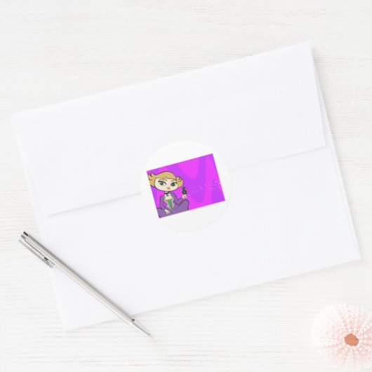 Libra Stickers ラウンドシール (封筒)