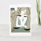 Libra The Scalesの(占星術の)十二宮図 カード (正面)