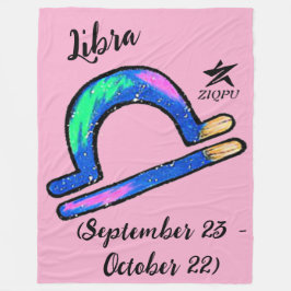 Libra Throw blanket フリースブランケット