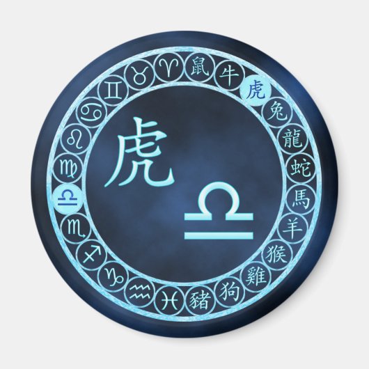 Libra/Tiger マグネット (正面)