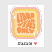 Libra Vibes Only | Soft Girl Aesthetic Horoscope  シール (シート)