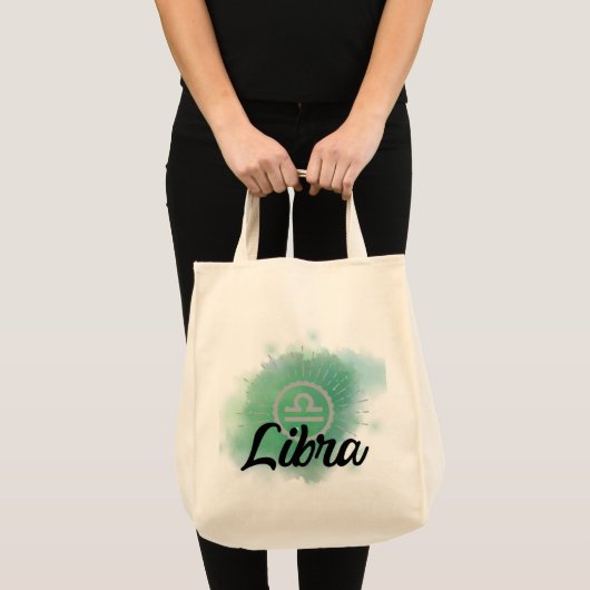 Libra Water Color Splash トートバッグ (正面(商品))