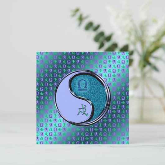 Libra & Water Dog カード (スタンド正面)