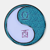 Libra & Water Rooster マグネット (正面)