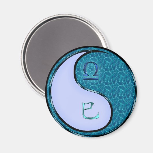 Libra & Water Snake マグネット (正面/裏面)